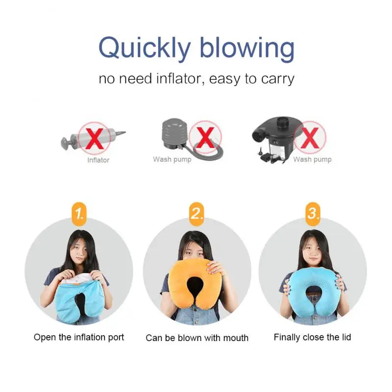 Guiding Millennials' U-shaped Travel Pillow for Long-Drive & Long Plane Flight