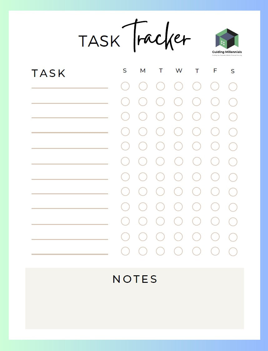 Progress, Goals and Tasks Tracker – Guiding Millennials