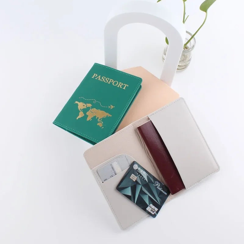 Guiding Millennials' Passport Holder / Luggage Tag - Leather Unisex