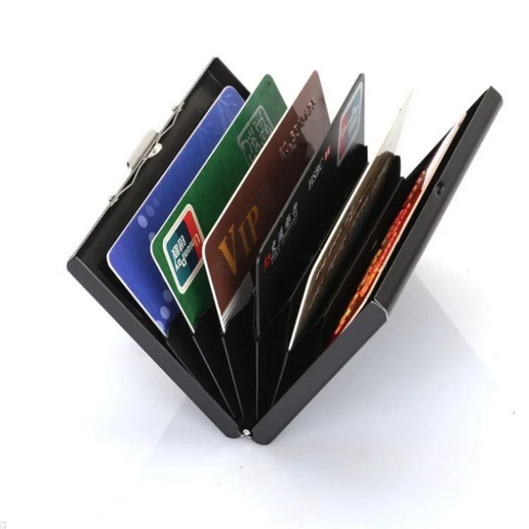 Guiding Millennials' Aluminum Metal Slim Anti-Scan Credit Card Holder