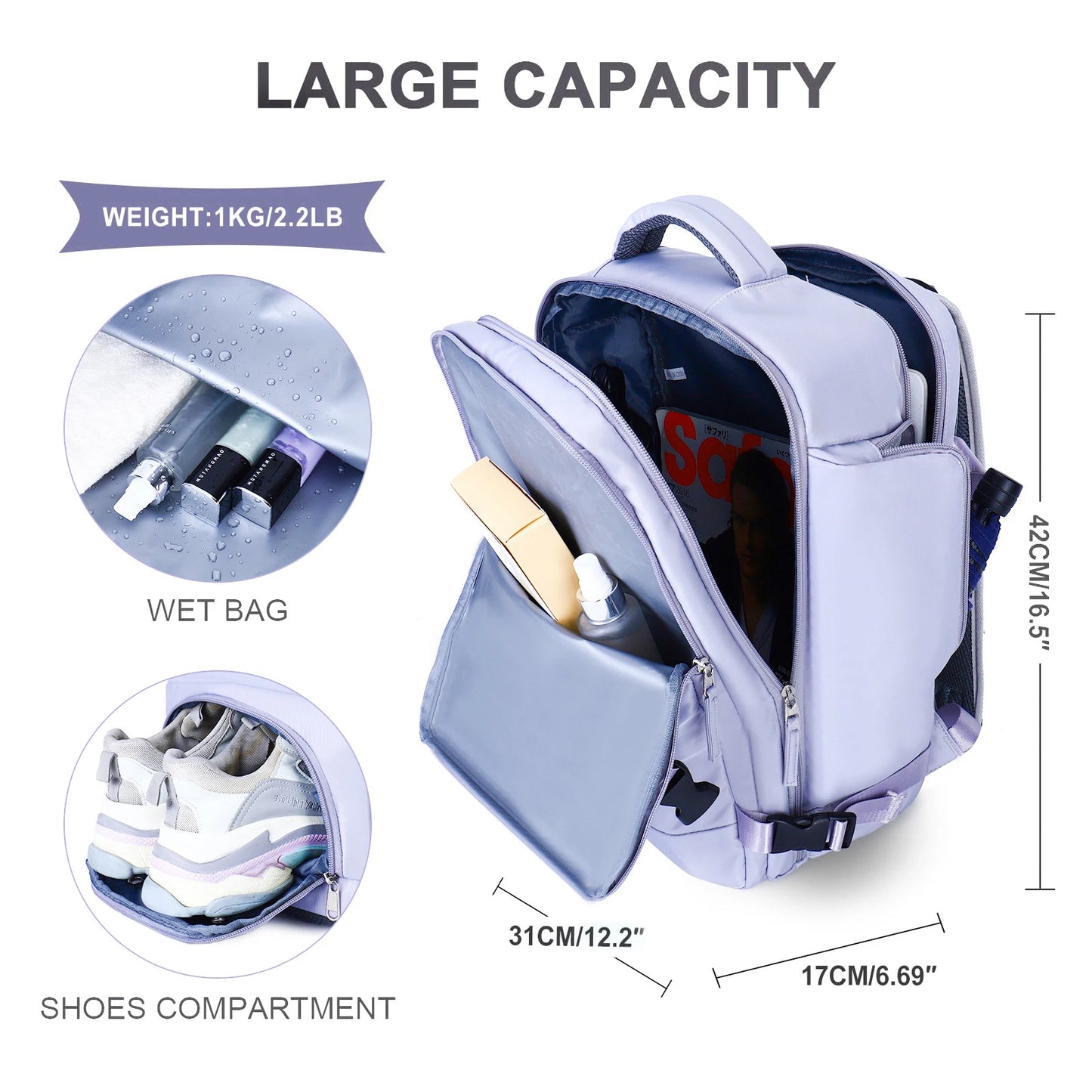 Guiding Millennials' Lightweight and Waterproof Travel Backpack