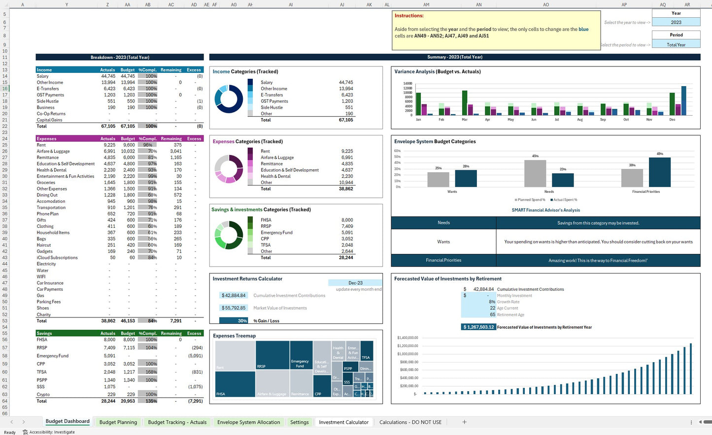  Excel Toolkits – Budget Tracker, Expense Tracker, and Money Management Tracker.